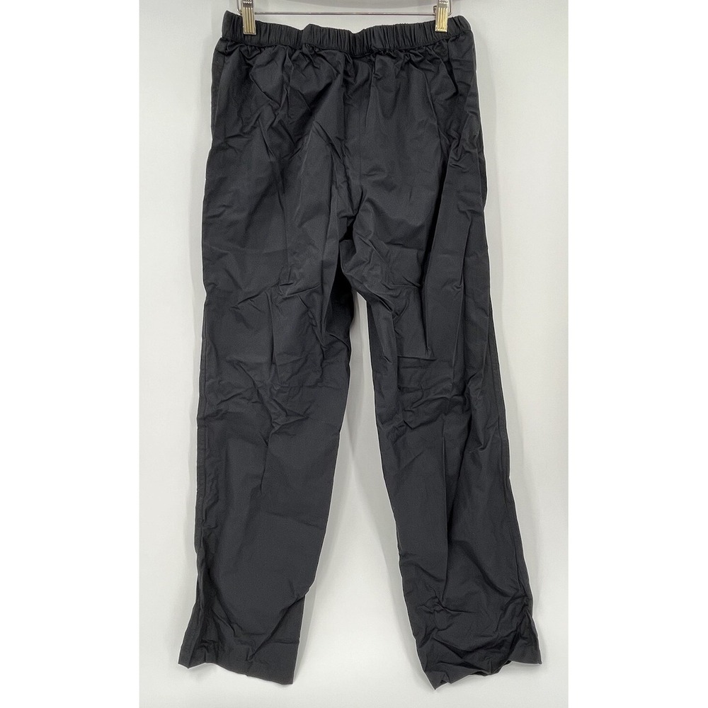 Paradox Rain Windbreaker Pants Black Nylon Lightweight Packable Men's Small
